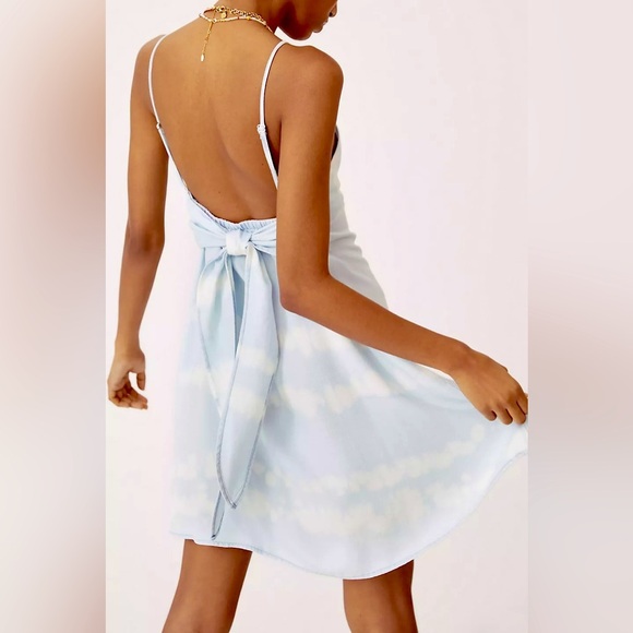Cloth & Stone x Anthropologie Tie-Dye Swing Mini Dress - Size M - Picture 2 of 3